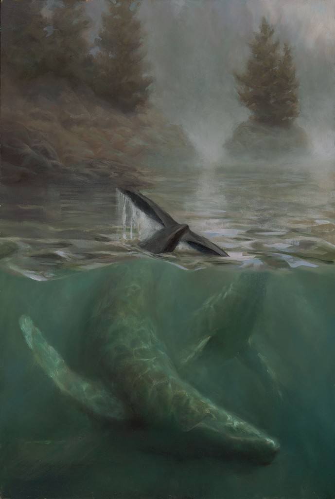 Humpback Whales-16x24